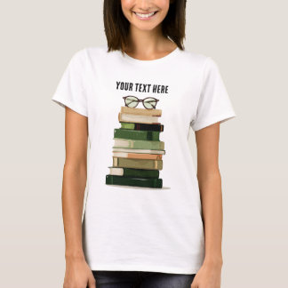 T-shirt Amateur de livres rétro