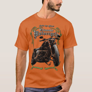 T-shirt Amateur de moto classique