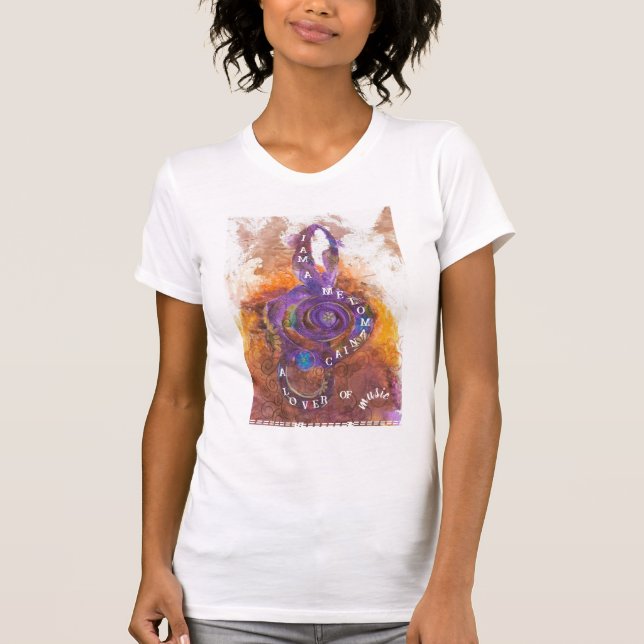 T-shirt Amateur de musique (Devant)