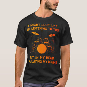 T-shirt Amateur de musique de batterie drôle