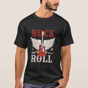 T-shirt Amateur de musique de guitare électrique vintage R