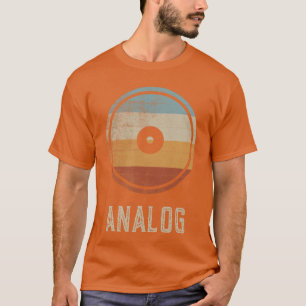 T-shirt Amateur de musique rétro vinyle analogique Enregis