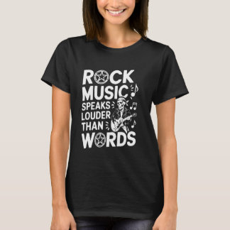T-shirt Amateur de musique rock Musicien Groupe de rock an