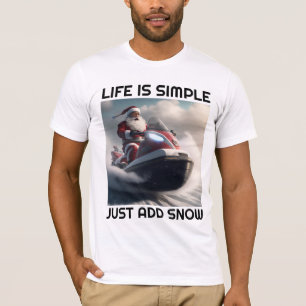 T-SHIRT AMATEUR DE NEIGE EN MOTO-NEIGE