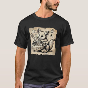T-shirt Amateur de nouilles de la faune de l'art rupestre