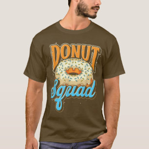 T-shirt Amateur de nourriture Doughnut Squad Swead Snacks 