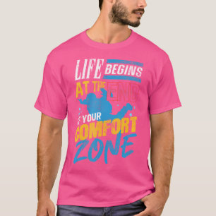 T-shirt Amateur de parachutisme drôle pour femmes et homme