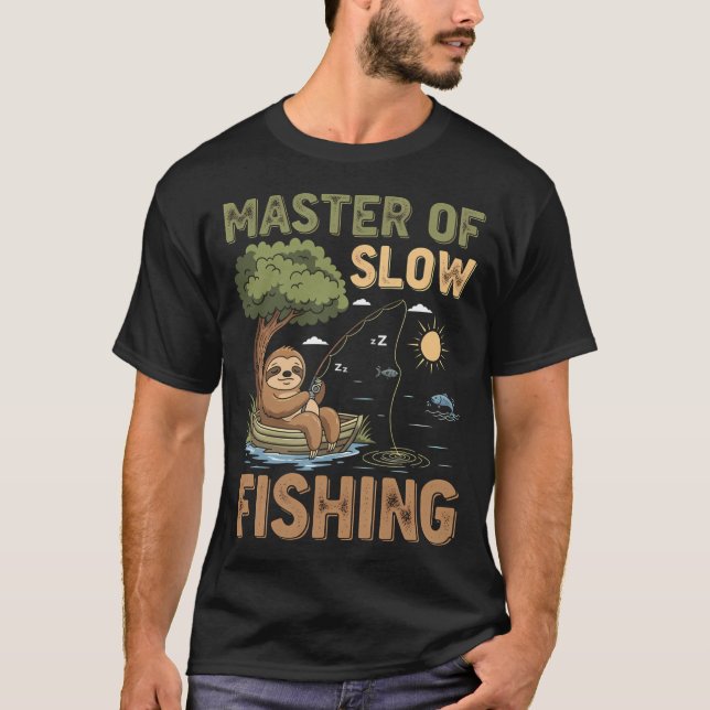 T-shirt Amateur de pêche  (Devant)