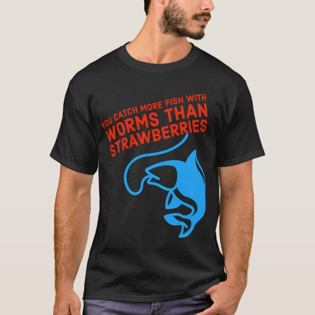 T-shirt Amateur de pêche (Devant)