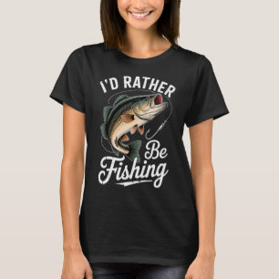 T-shirt Amateur de pêche drôle pêcheur poisson passe-temps