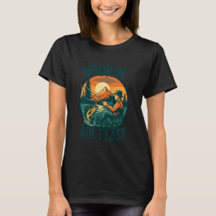 T-shirt Amateur de pêche Pêcheur Fête des pères Accrocher