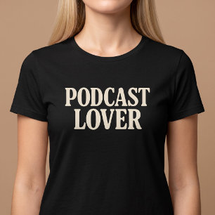 T-shirt Amateur de podcasts