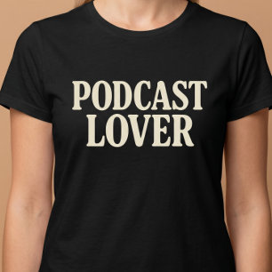 T-shirt Amateur de podcasts