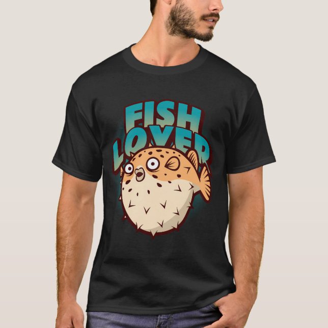 T-shirt Amateur de poisson (Devant)