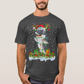 T-shirt Amateur de poisson-chat correspondant à l'éclairag