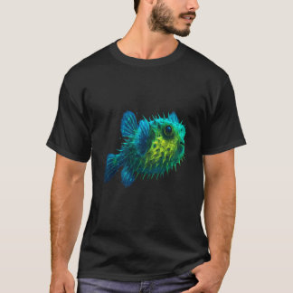 T-shirt Amateur de Poisson-Globe Motif Poisson-Globe Mer O
