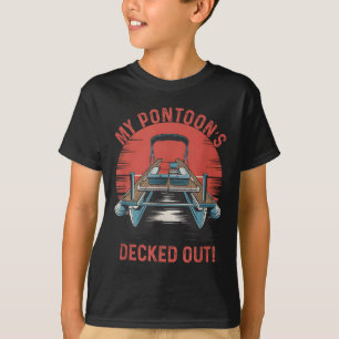 T-shirt Amateur de Pontoon drôle capitaine de bateau Ponto