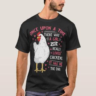 T-shirt Amateur de poulet drôle femmes filles joli animal
