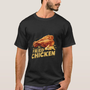 T-shirt Amateur de poulet frit cool Art de poulet frit drô