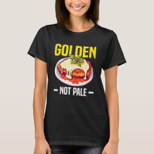 T-shirt Amateur de poulet Parmesan doré non pâle