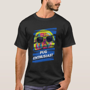 T-shirt Amateur de Pug Race de Chien Humour Animalerie
