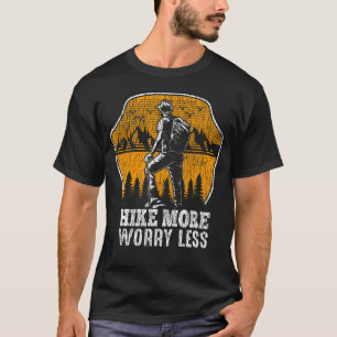 T-shirt Amateur de randonnée aventure extérieur camping mo