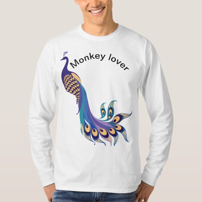T-shirt Amateur de singe (Devant)