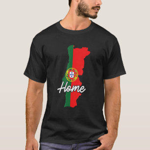 T-shirt Amateur de sport drôle portugais Drapeau du Portug