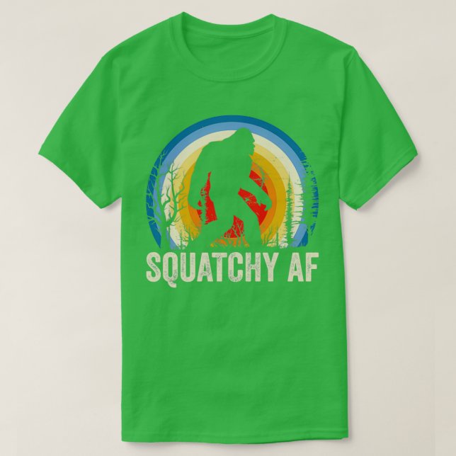 T-shirt Amateur de squatchy AF Sasquatch (Design devant)
