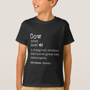 T-shirt Amateur de steak de boeuf grillé drôle de vache ha