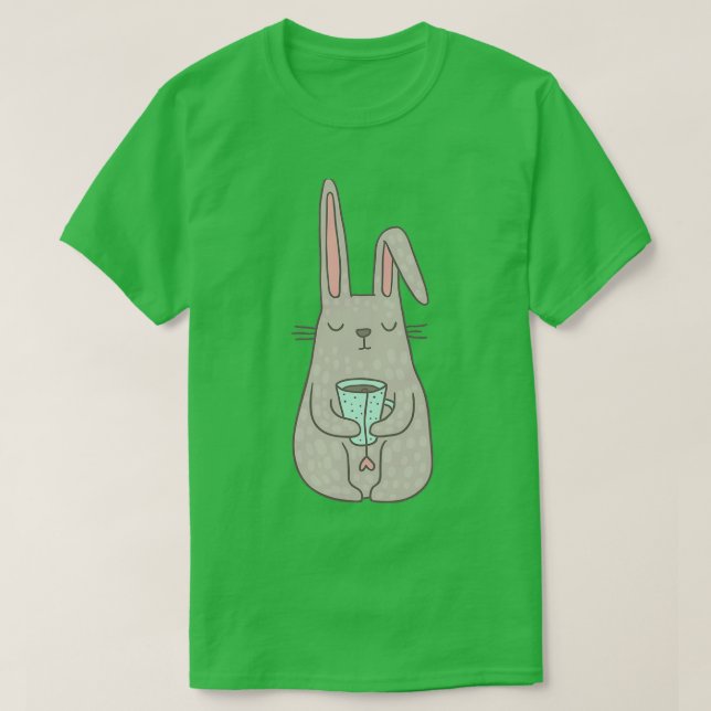 T-shirt Amateur de thé Bunny (Design devant)