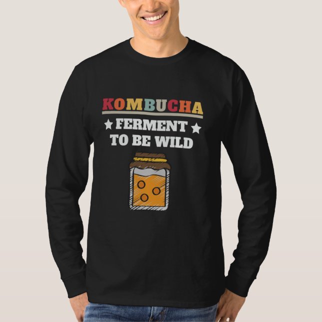 T-shirt Amateur de thé Kombucha fermenté (Devant)