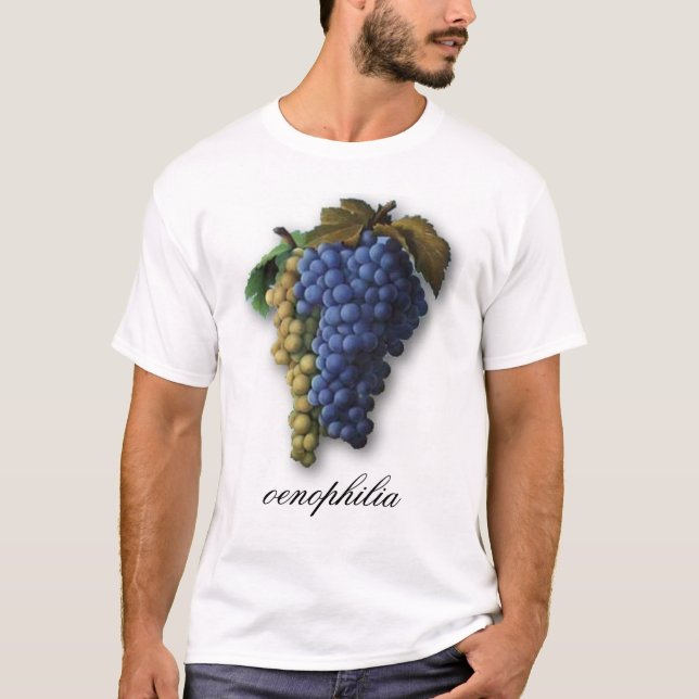T-shirt amateur de vin (Devant)