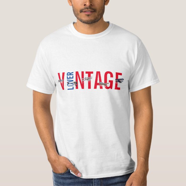 T-shirt Amateur de Vintage (Devant)