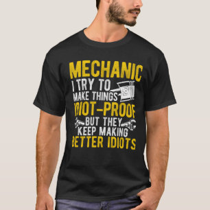 T-shirt Amateur de voiture tuner Réparation Outils de méca