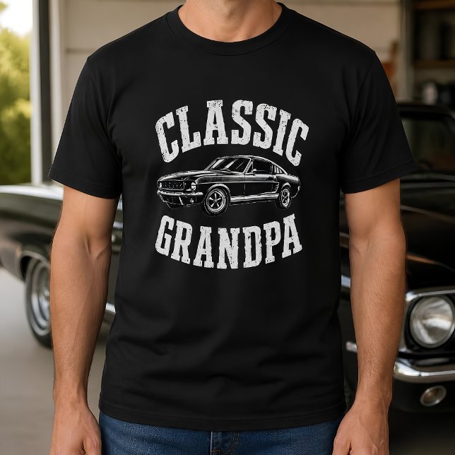 T-shirt Amateur de Voitures Classiques Papi (Créateur téléchargé)