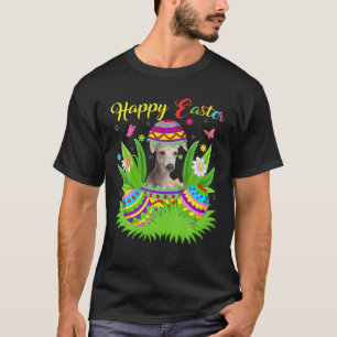 T-shirt Amateur d'oeuf de Pâques floral drôle Greyhound It