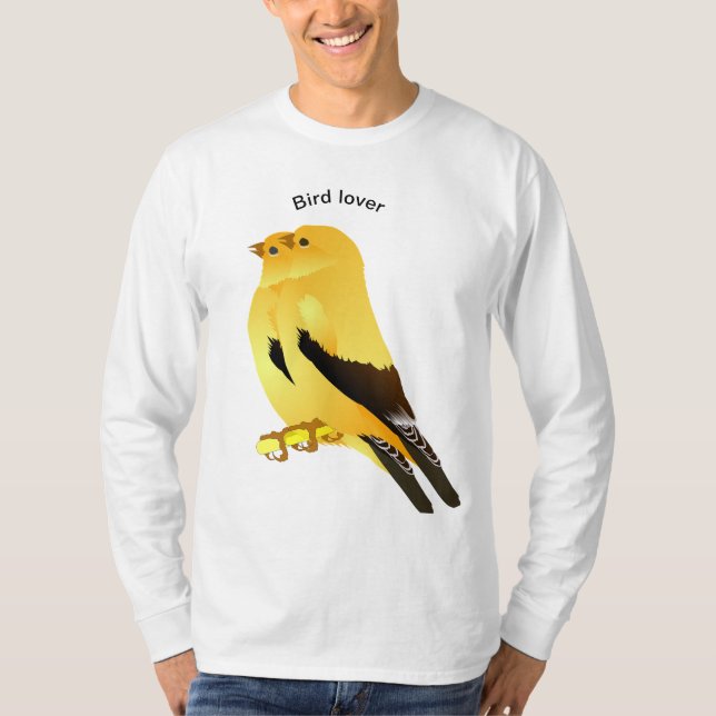 T-shirt Amateur d'oiseaux (Devant)