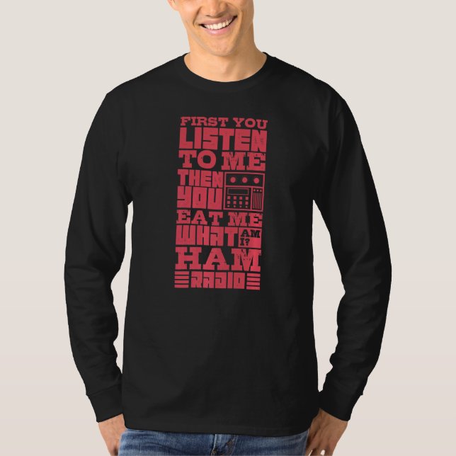 T-shirt Amateur Ham Radio Enthusiasts Do It With Frequency (Devant)