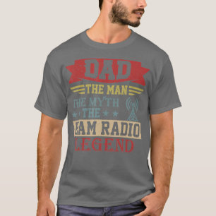 T-shirt Amateur Ham Radio Opérateur Chemise Cadeau Pour Pa