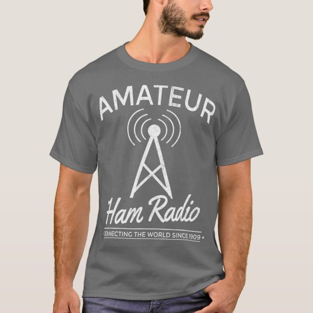 T-shirt Amateur Ham Radio Since 1909 (Devant)