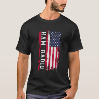 T-shirt Amateur Ham Radio Usa Radio Dj