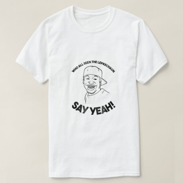 T-shirt Amateur Leprechaun Croquis Mobile Alabama St Patro (Design devant)