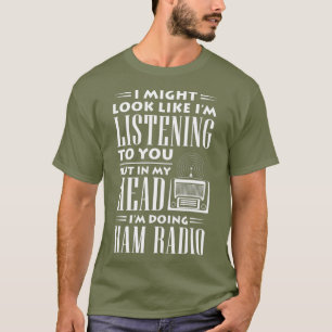 T-shirt Amateur Radio Funny Vintage Hobby Ham Opérateurs