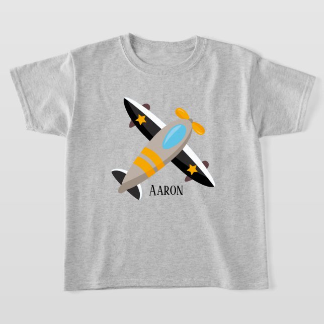 T-shirt Amateurs d'avion de tout-petits cool ajouter le no (Poser)