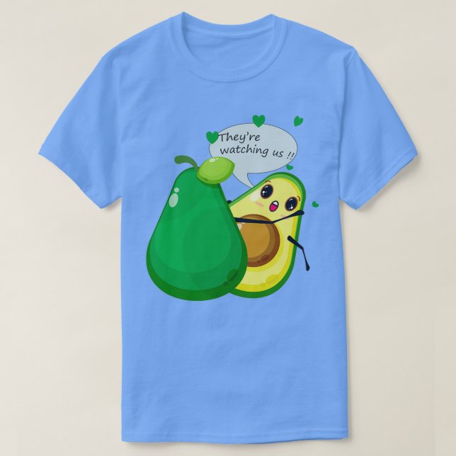 T-shirt Amateurs d'avocat faisant l'amour (Design devant)