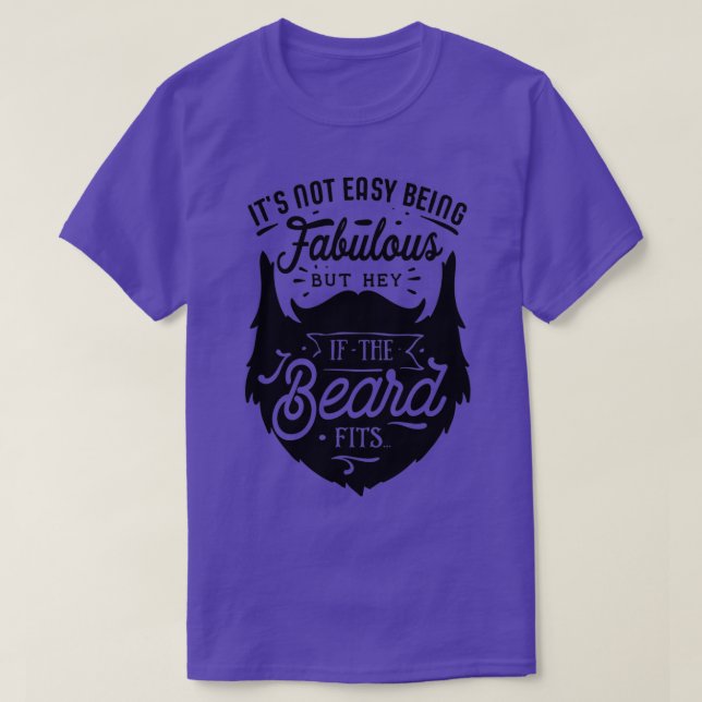 T-shirt Amateurs de barbe Cadeau Fabulous Beard (Design devant)
