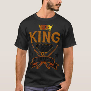 T-shirt Amateurs De Billard Snooker Roi Des Billiards