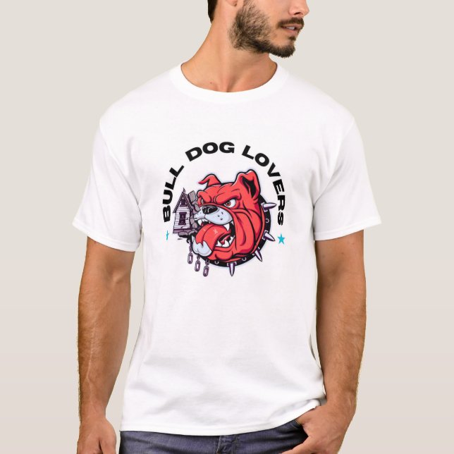 T-shirt Amateurs de Bull-dog (Devant)
