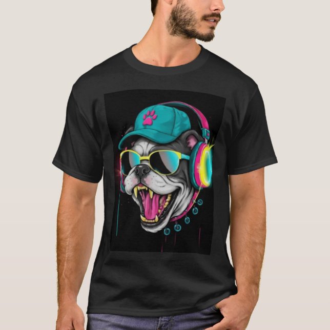 T-shirt Amateurs de Bull-dog (Devant)